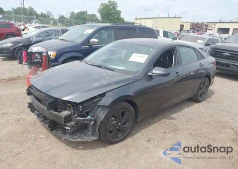 2021 Hyundai Elantra Sel z USA, uszkodzony, nr VIN 5NPLS4AG8MH024663